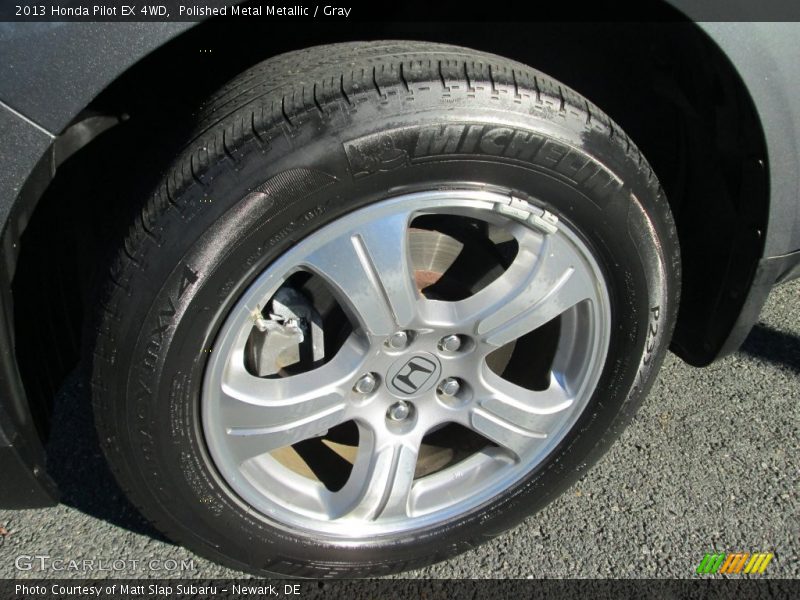 Polished Metal Metallic / Gray 2013 Honda Pilot EX 4WD