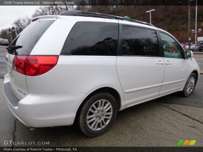 Natural White / Stone 2008 Toyota Sienna XLE