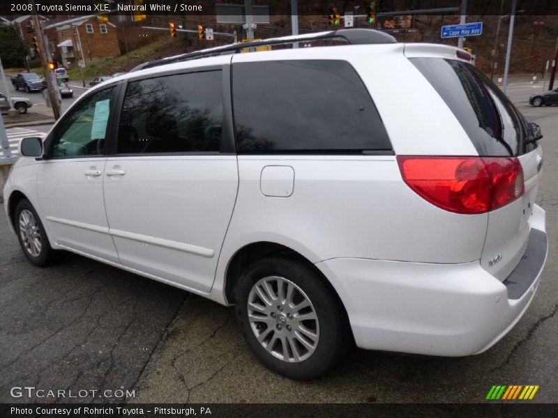 Natural White / Stone 2008 Toyota Sienna XLE