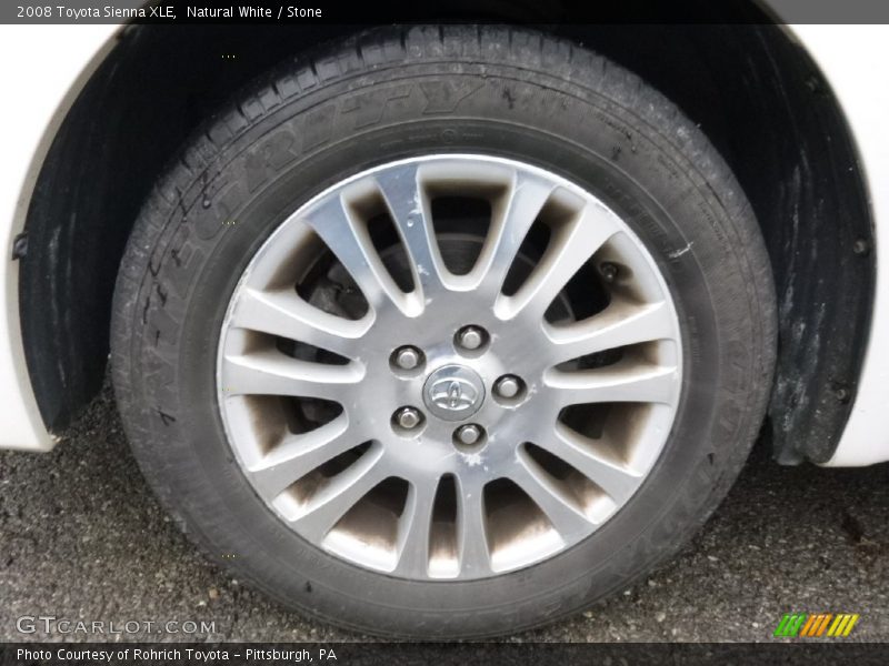 Natural White / Stone 2008 Toyota Sienna XLE