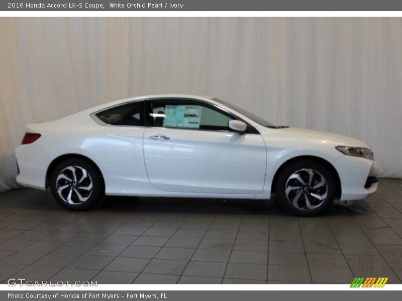 White Orchid Pearl / Ivory 2016 Honda Accord LX-S Coupe