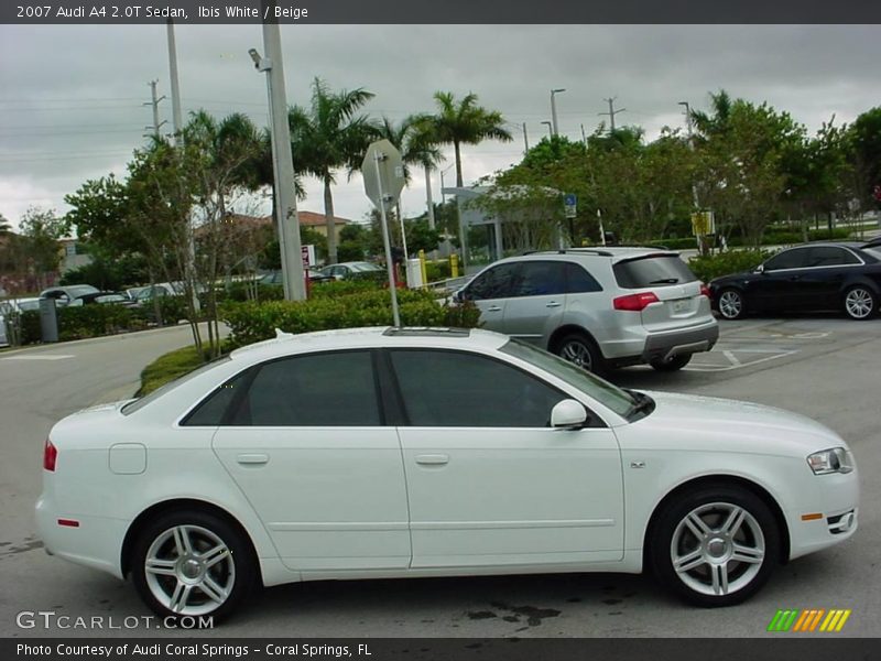 Ibis White / Beige 2007 Audi A4 2.0T Sedan