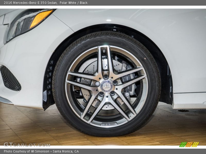 Polar White / Black 2016 Mercedes-Benz E 350 Sedan