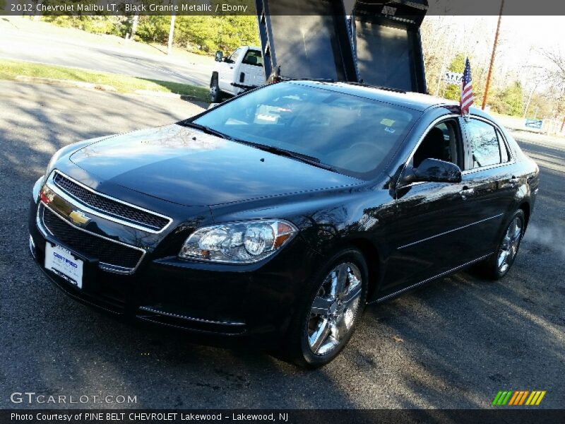 Black Granite Metallic / Ebony 2012 Chevrolet Malibu LT