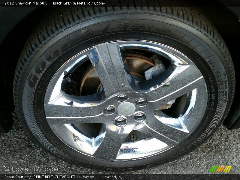 Black Granite Metallic / Ebony 2012 Chevrolet Malibu LT