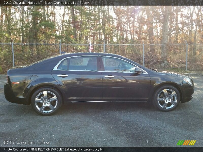 Black Granite Metallic / Ebony 2012 Chevrolet Malibu LT