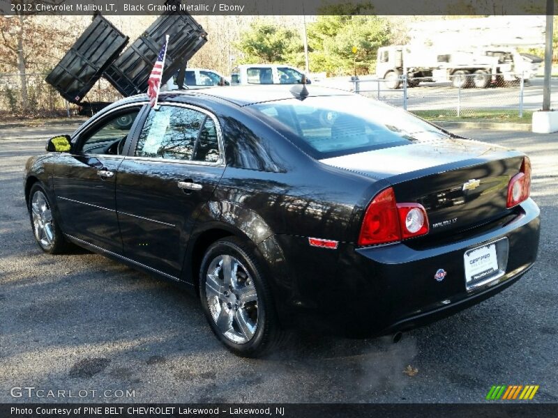 Black Granite Metallic / Ebony 2012 Chevrolet Malibu LT