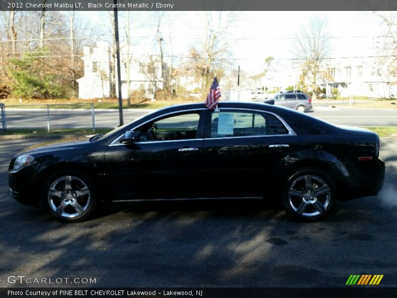 Black Granite Metallic / Ebony 2012 Chevrolet Malibu LT