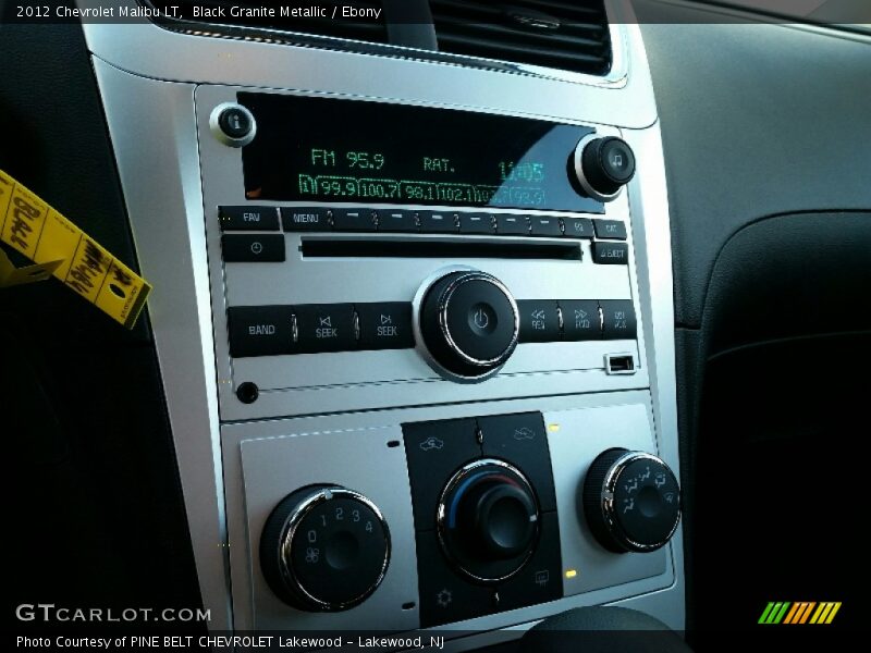 Black Granite Metallic / Ebony 2012 Chevrolet Malibu LT
