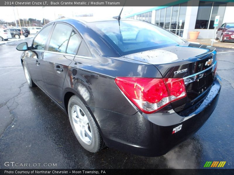 Black Granite Metallic / Medium Titanium 2014 Chevrolet Cruze LT
