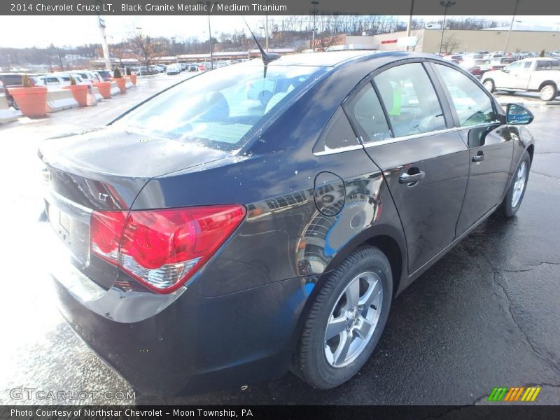 Black Granite Metallic / Medium Titanium 2014 Chevrolet Cruze LT