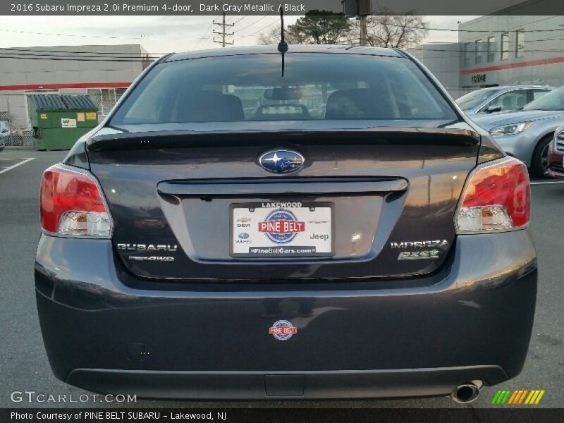 Dark Gray Metallic / Black 2016 Subaru Impreza 2.0i Premium 4-door
