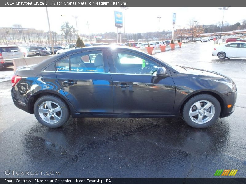 Black Granite Metallic / Medium Titanium 2014 Chevrolet Cruze LT
