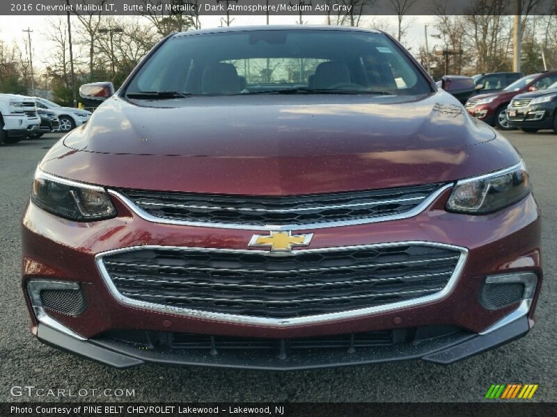 Butte Red Metallic / Dark Atmosphere/Medium Ash Gray 2016 Chevrolet Malibu LT