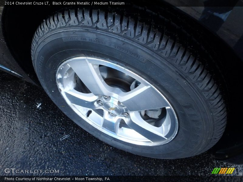 Black Granite Metallic / Medium Titanium 2014 Chevrolet Cruze LT