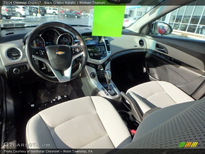 Black Granite Metallic / Medium Titanium 2014 Chevrolet Cruze LT