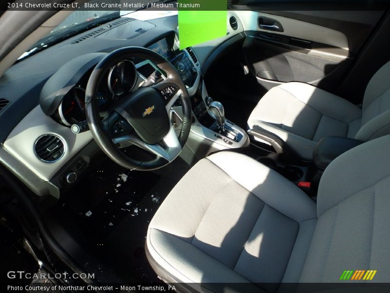 Black Granite Metallic / Medium Titanium 2014 Chevrolet Cruze LT
