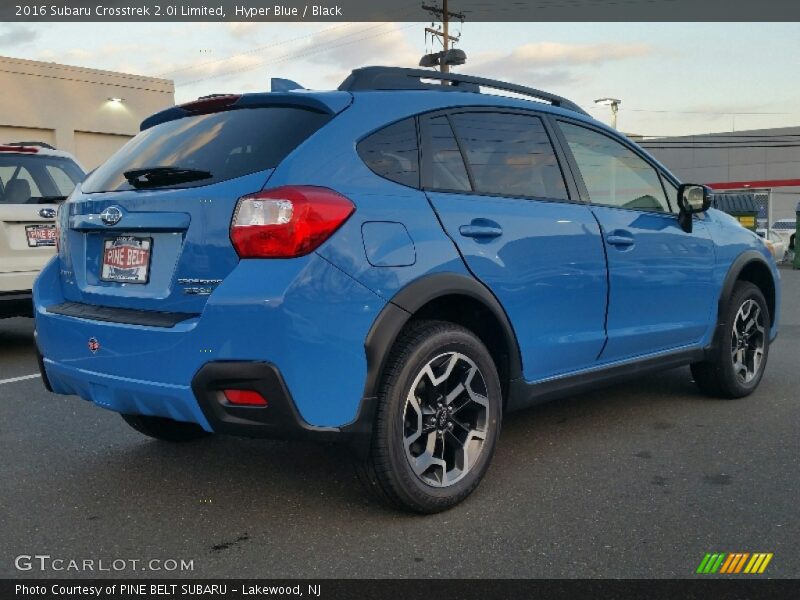 Hyper Blue / Black 2016 Subaru Crosstrek 2.0i Limited