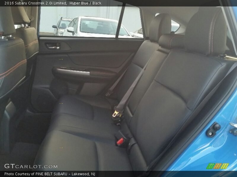 Rear Seat of 2016 Crosstrek 2.0i Limited