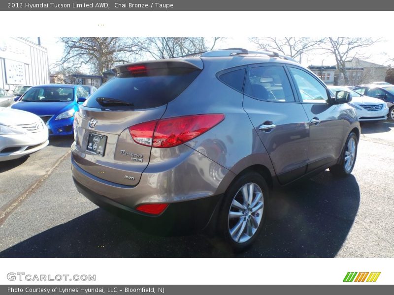 Chai Bronze / Taupe 2012 Hyundai Tucson Limited AWD