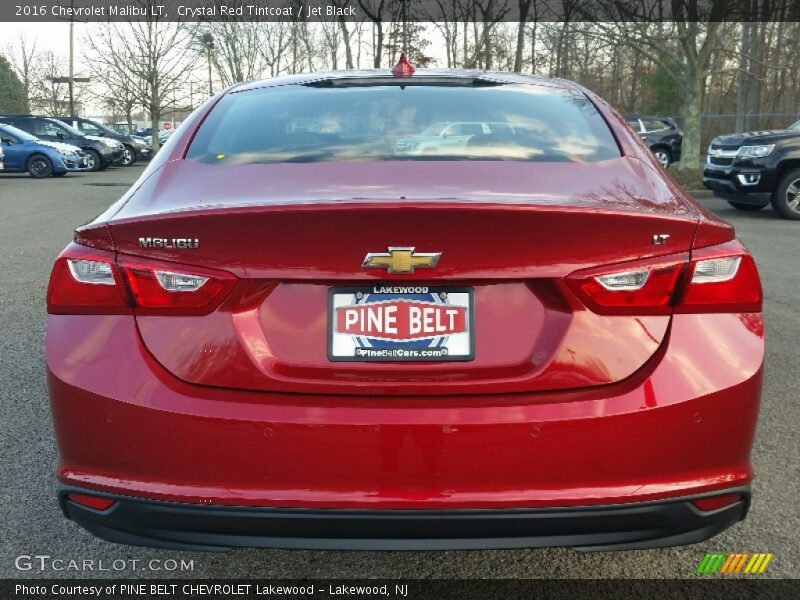Crystal Red Tintcoat / Jet Black 2016 Chevrolet Malibu LT