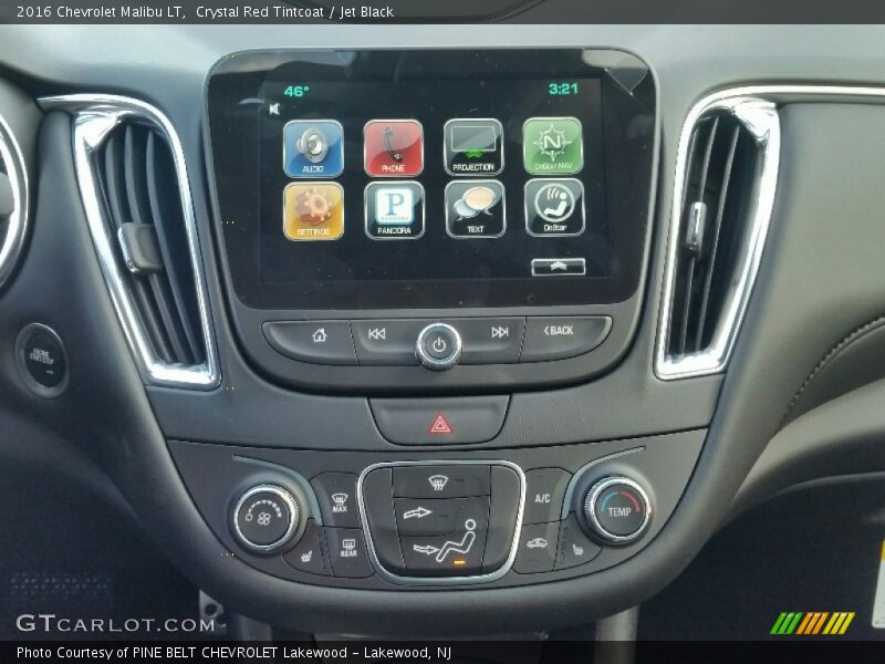 Crystal Red Tintcoat / Jet Black 2016 Chevrolet Malibu LT