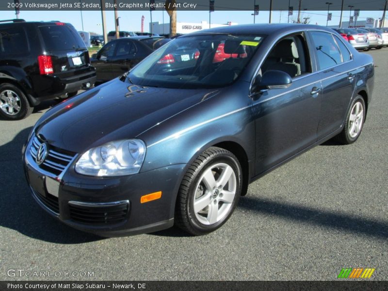 Blue Graphite Metallic / Art Grey 2009 Volkswagen Jetta SE Sedan