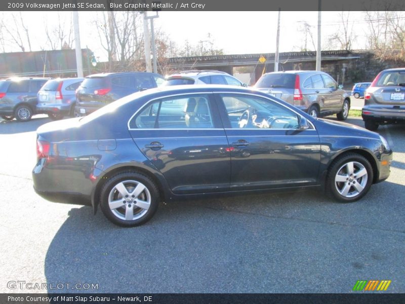 Blue Graphite Metallic / Art Grey 2009 Volkswagen Jetta SE Sedan