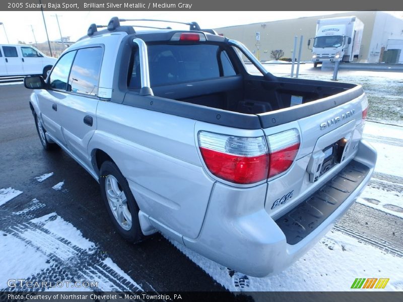 Brilliant Silver Metallic / Medium Gray 2005 Subaru Baja Sport