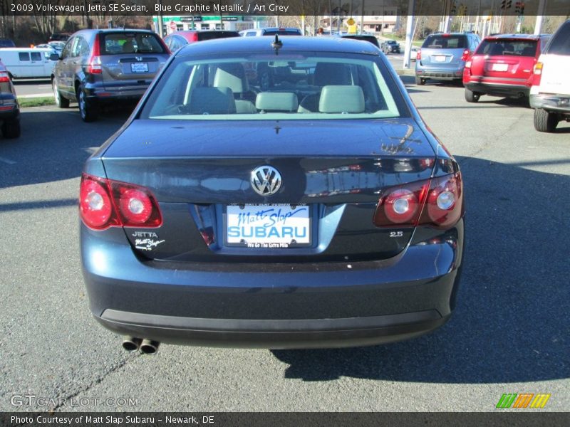 Blue Graphite Metallic / Art Grey 2009 Volkswagen Jetta SE Sedan