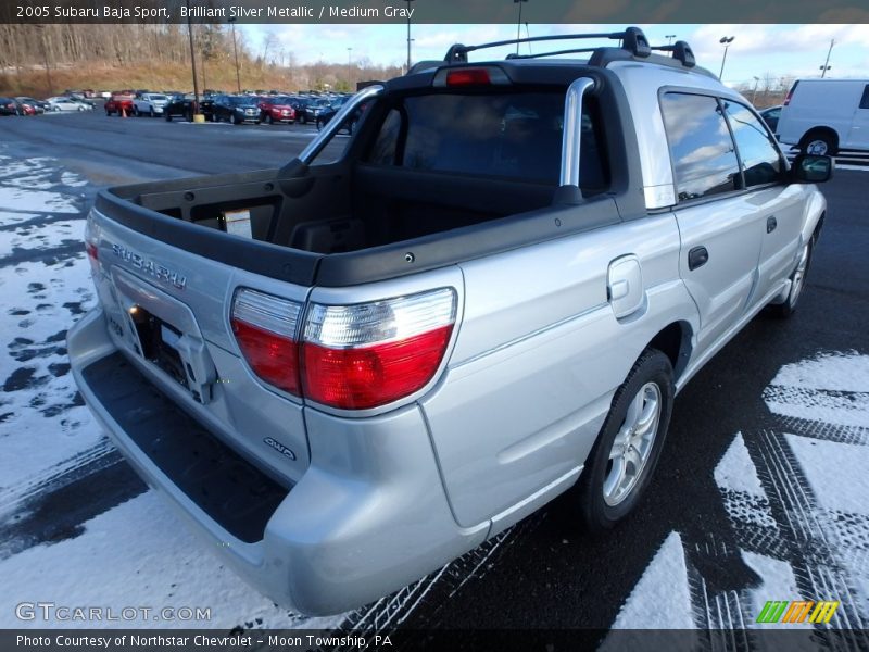 Brilliant Silver Metallic / Medium Gray 2005 Subaru Baja Sport