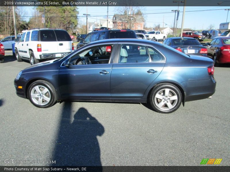 Blue Graphite Metallic / Art Grey 2009 Volkswagen Jetta SE Sedan