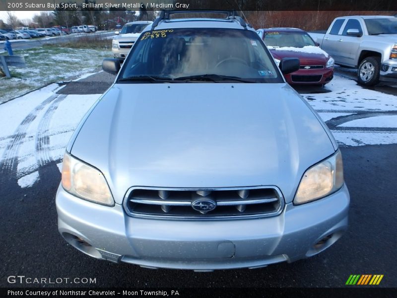 Brilliant Silver Metallic / Medium Gray 2005 Subaru Baja Sport