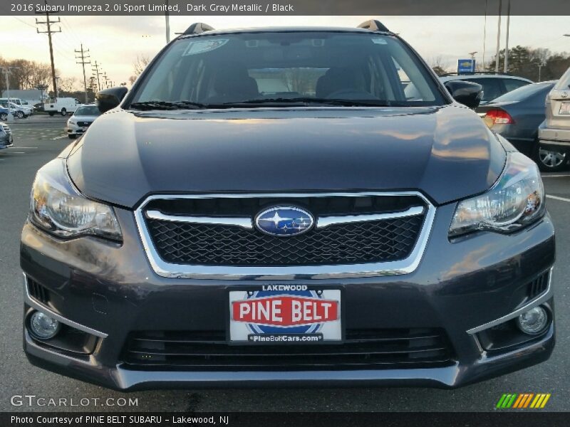 Dark Gray Metallic / Black 2016 Subaru Impreza 2.0i Sport Limited
