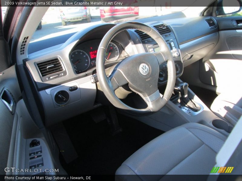 Blue Graphite Metallic / Art Grey 2009 Volkswagen Jetta SE Sedan