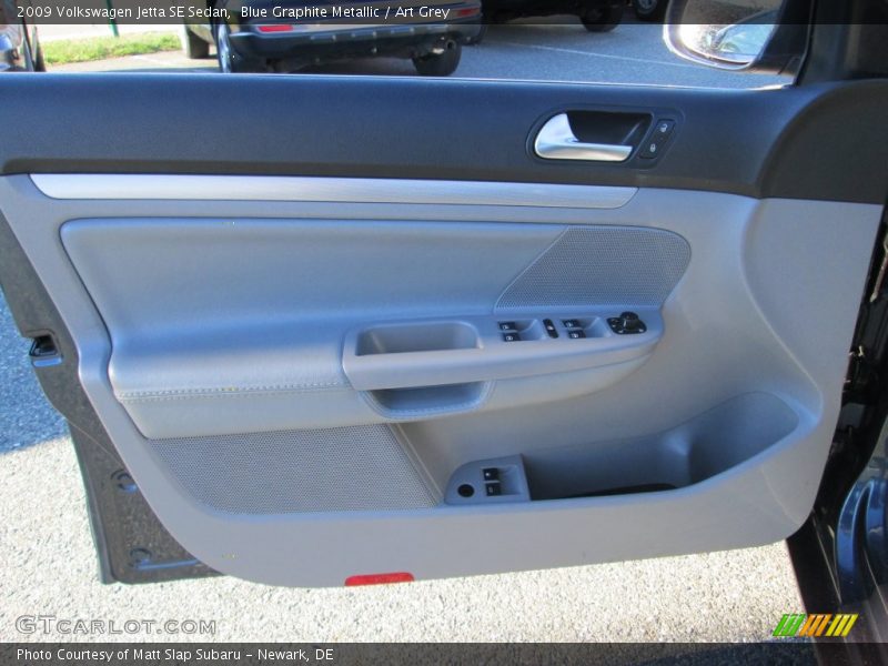 Blue Graphite Metallic / Art Grey 2009 Volkswagen Jetta SE Sedan