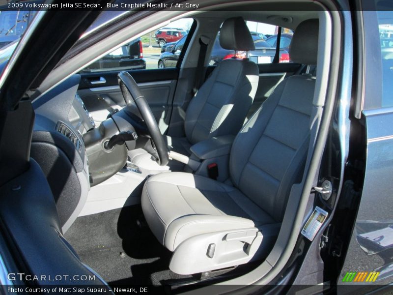 Blue Graphite Metallic / Art Grey 2009 Volkswagen Jetta SE Sedan