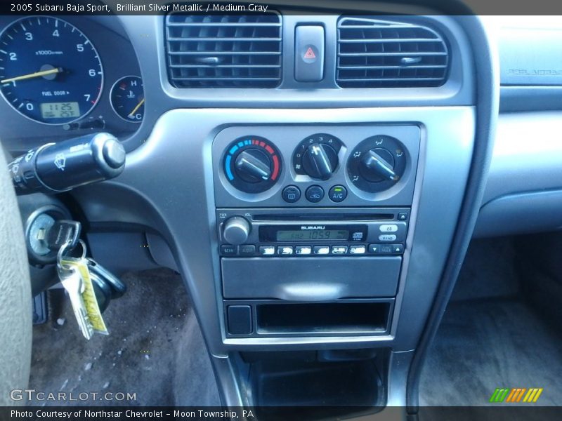 Brilliant Silver Metallic / Medium Gray 2005 Subaru Baja Sport