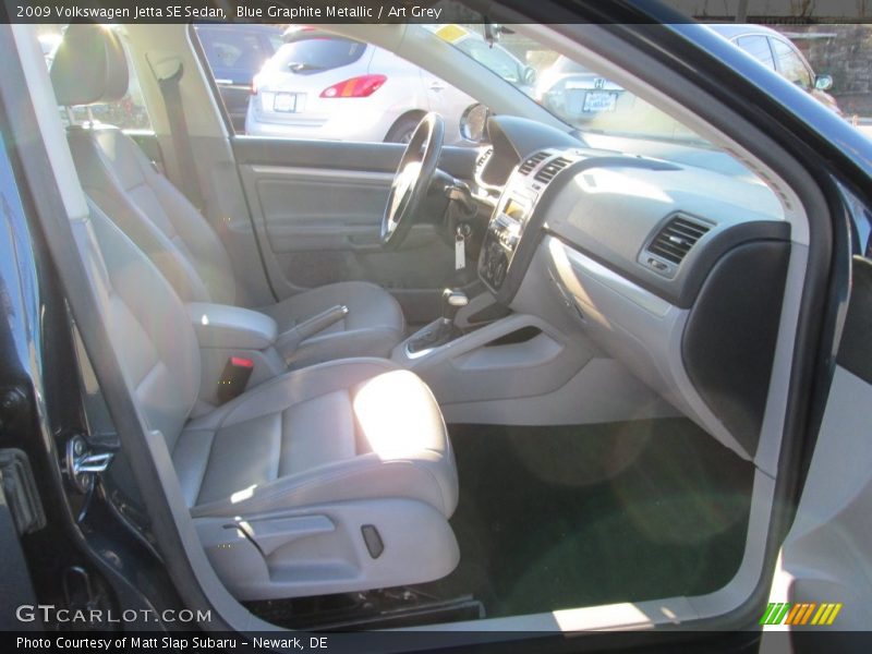 Blue Graphite Metallic / Art Grey 2009 Volkswagen Jetta SE Sedan
