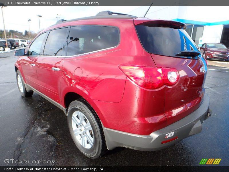 Red Jewel Tintcoat / Ebony 2010 Chevrolet Traverse LT