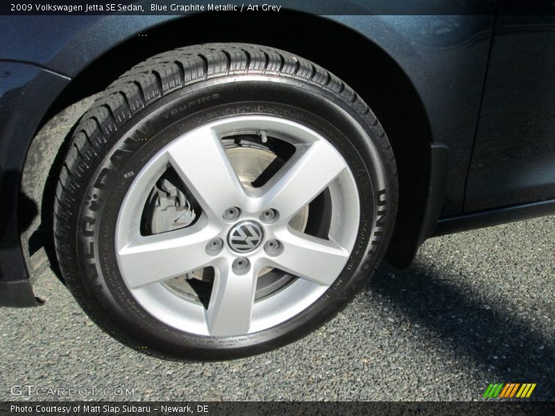 Blue Graphite Metallic / Art Grey 2009 Volkswagen Jetta SE Sedan
