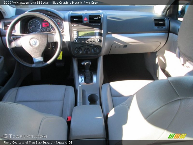 Blue Graphite Metallic / Art Grey 2009 Volkswagen Jetta SE Sedan