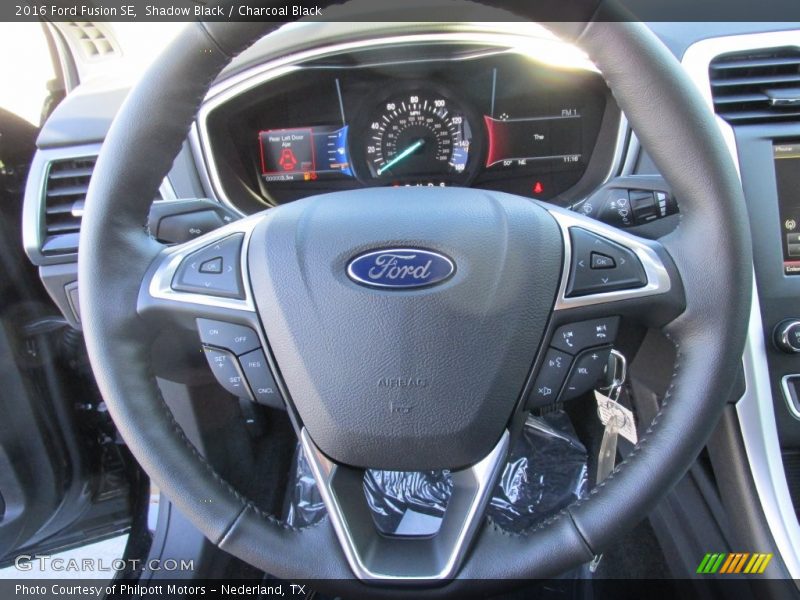 Shadow Black / Charcoal Black 2016 Ford Fusion SE
