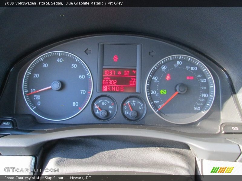 Blue Graphite Metallic / Art Grey 2009 Volkswagen Jetta SE Sedan