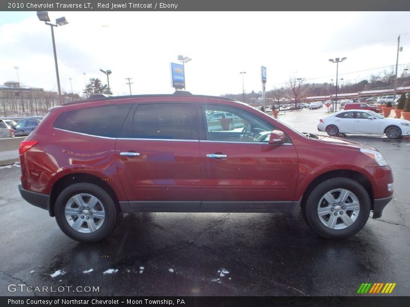 Red Jewel Tintcoat / Ebony 2010 Chevrolet Traverse LT