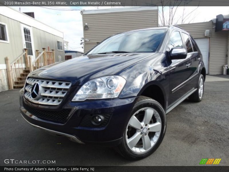 Capri Blue Metallic / Cashmere 2010 Mercedes-Benz ML 350 4Matic