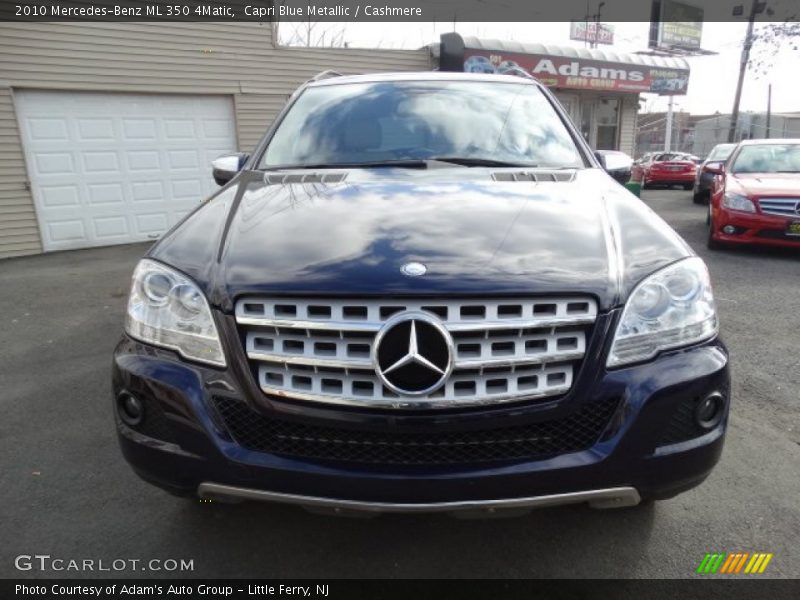 Capri Blue Metallic / Cashmere 2010 Mercedes-Benz ML 350 4Matic