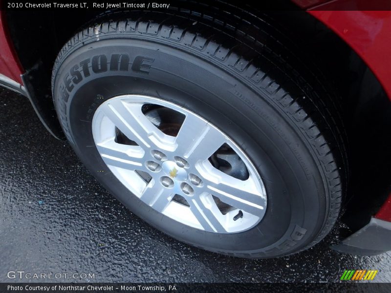 Red Jewel Tintcoat / Ebony 2010 Chevrolet Traverse LT