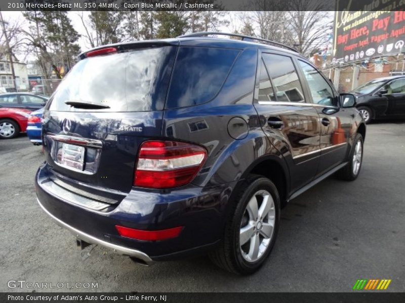 Capri Blue Metallic / Cashmere 2010 Mercedes-Benz ML 350 4Matic