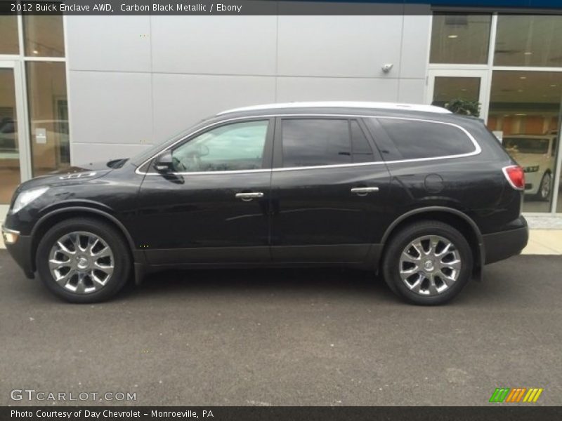 Carbon Black Metallic / Ebony 2012 Buick Enclave AWD